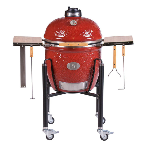 Monolith Classic PRO 2.0 RED Kamado Grill with Cart