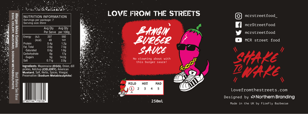 Bangin' Burger Sauce - barbecue sauce, bbq sauce, bbq sauce re. Love From The Streets by FireFly Barbecue