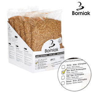 Borniak Smoking Chips – Beech - beech wood, Borniak, cold smoker. Borniak by FireFly Barbecue