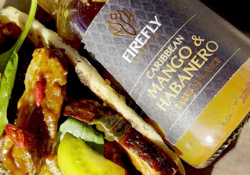 smoked Hebridean lamb breast, finished with Cuban Mojo, jarred red peppers and Mango Habanero sauce, served in crispy homemade arepa tacos with Bird’s Eye chilli, golden yellow tomatoes and fresh spinach