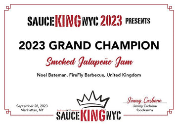 New York Sauce King 2023 Grand Champion - FireFly Barbecue