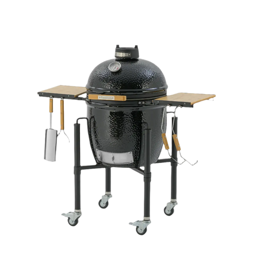 Closed Monolith ONE Kamado Grill with cart
