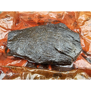 Black Magic Charcoal Beef Rub in orange packaging