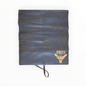 Premium Leather Knife Roll by Stalwart Crafts