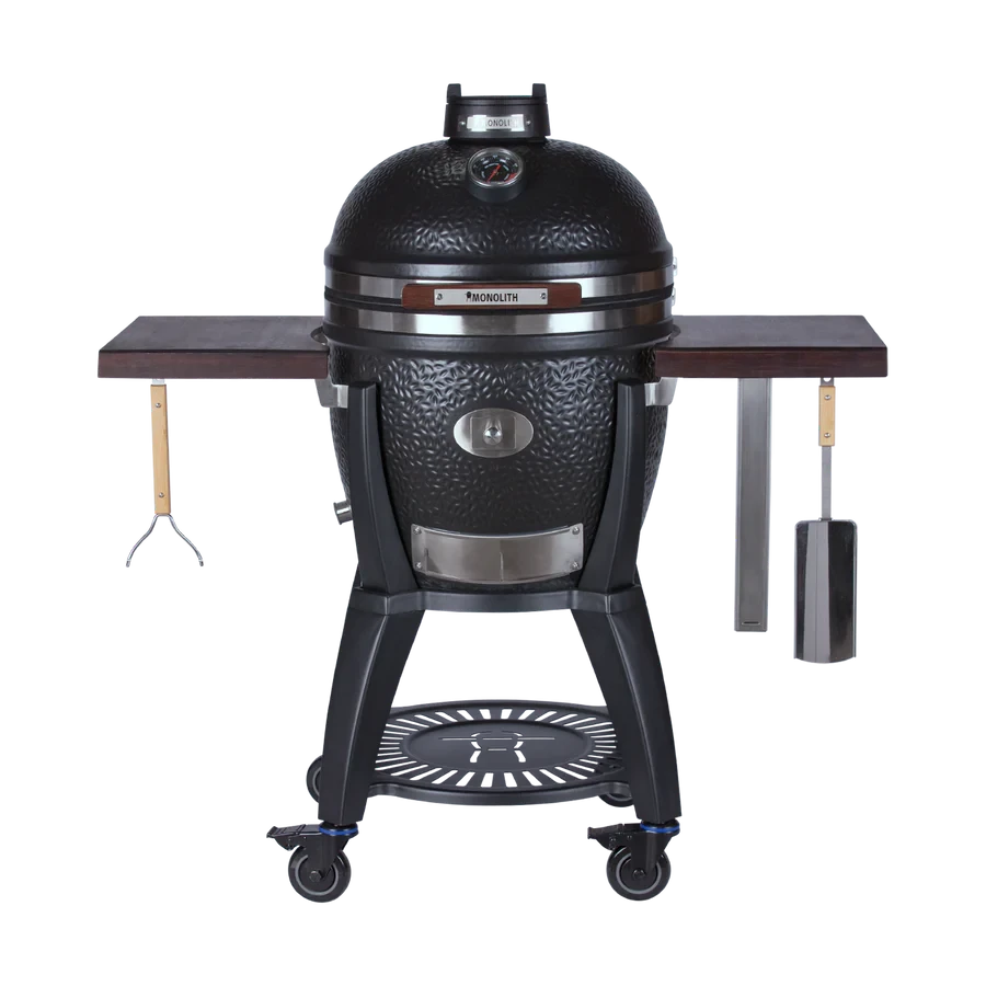 Monolith Avantgarde high-end outdoor grill with lid open