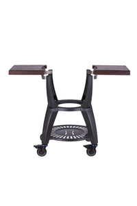 Avantgarde LeChef grill upgrade with side tables on outdoor grill cart