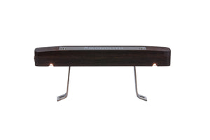 LED handle with integrated grill light and metal mounting brackets