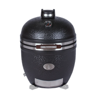 Avantgarde LeChef Monolith grill with textured black surface and digital thermometer