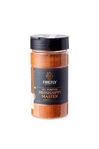 Firefly Barbecue All Purpose Mississippi Master Rub from the Ultimate BBQ Pack, a versatile seasoning for all barbecue meats.