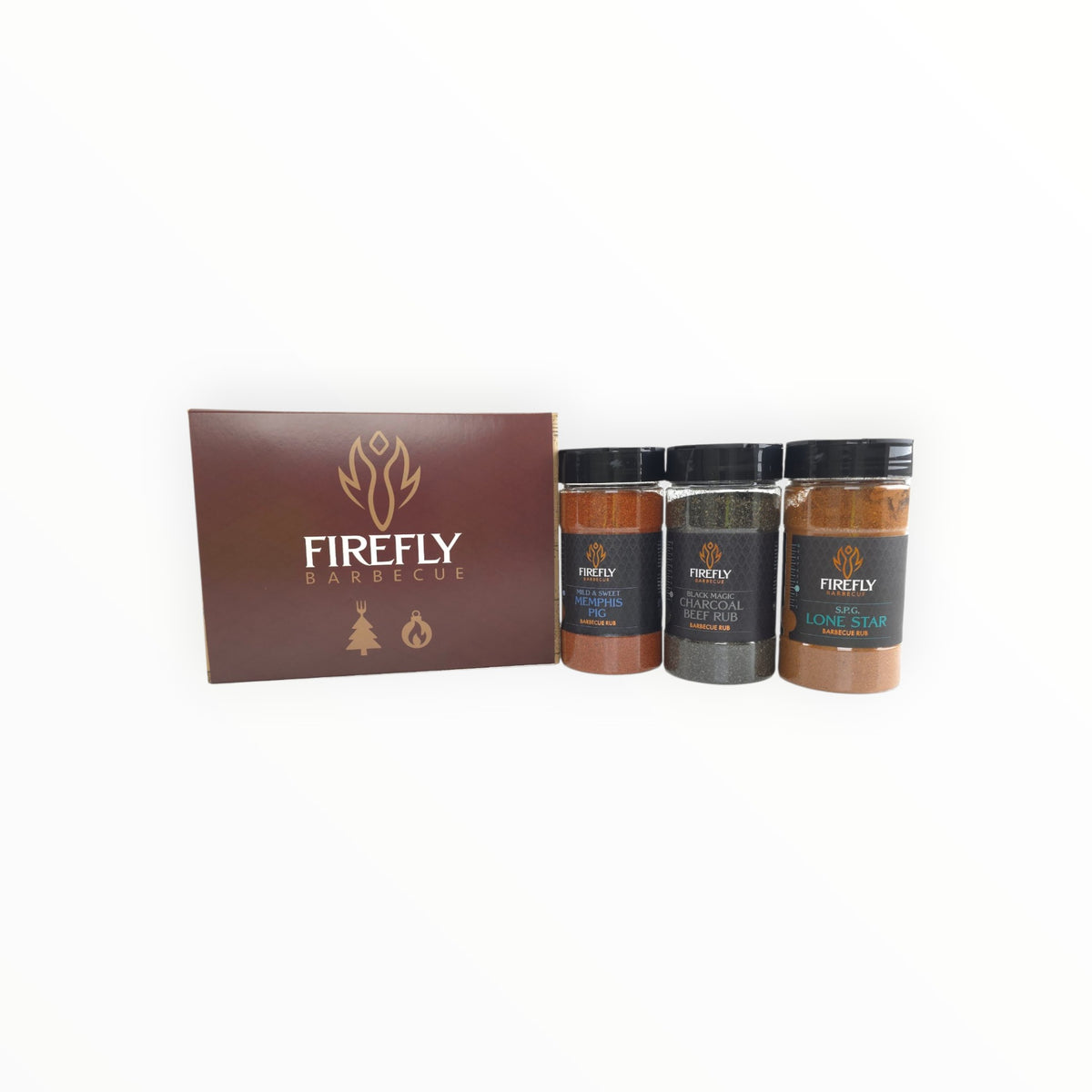 BBQ Christmas 3 Rubs Gift Box
