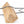 Set of outdoor grill accessories including a log clamp and spatula