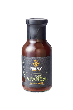 Firefly Barbecue Citrusy Japanese BBQ Sauce from the Ultimate BBQ Pack, offering a zesty twist for Asian-inspired grilling flavors.
