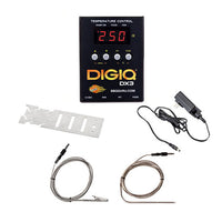BBQ Guru DigiQ DX3 digital temperature controller with accessories