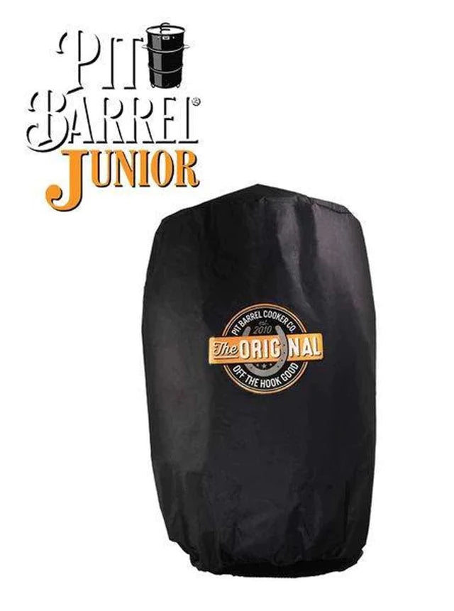 Pit Barrel Custom Fit Cover - FireFly Barbecue for Pit Barrel Junior, featuring snug fit and premium material for compact smoker protection.
