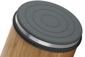 Detailed view of the HORL 3 Oak Sharpener's textured grinding surface.