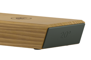 HORL 3 Oak Sharpener angle guide block with 20-degree angle marking.