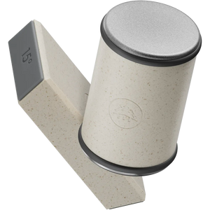 HORL 3 Cruise Knife Sharpener shown with 15° angle block, highlighting its compact, eco-friendly build and dual sharpening surfaces.