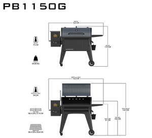 Pit Boss 1150G Navigator Wood Pellet Grill