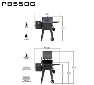 Pit Boss 550G Navigator Wood Pellet Grill