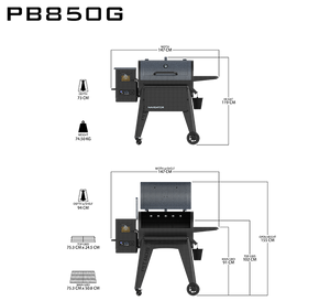 Pit Boss 850G Navigator Wood Pellet