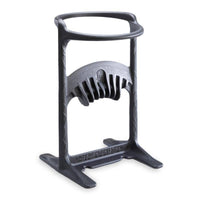 Black log splitter stand for kindling creation
