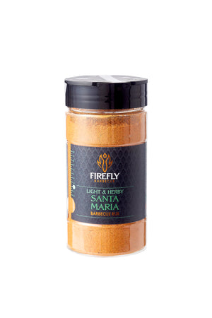 Firefly Barbecue Light & Herby Santa Maria Rub in the Ultimate BBQ Pack, ideal for a fresh, herb-infused grilling experience.