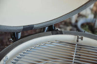 Close-up of Monolith TWO grill interior with cooking grate