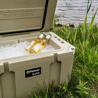 Petromax 50L Cool Box outdoor with ice and bottles