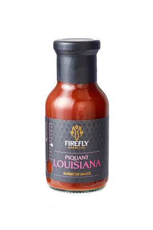 Firefly Barbecue Piquant Louisiana BBQ Sauce from the Ultimate BBQ Pack, crafted for spicy, Creole-style grilling experiences.