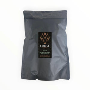 Black foil pouch of Italian Porchetta BBQ rub