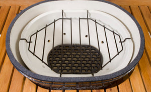 Primo Grill Ceramic Grill Heat Deflector inside