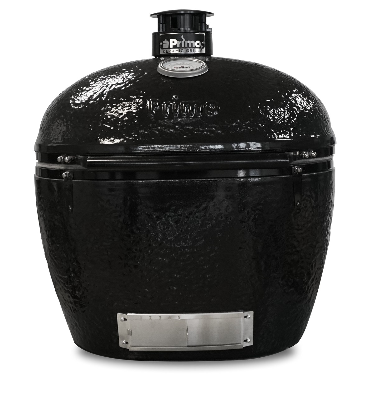 Primo XXL500 Kamado Grill with black ceramic dome