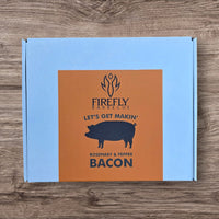 Close-up of bacon curing ingredients in paper bag