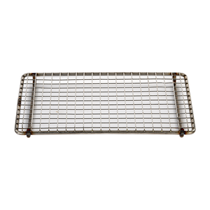 Front view of Mesh Spare for Nano Pro Kasai Konro Grill, a stainless steel replacement part for consistent grilling performance.