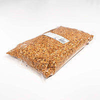 Borniak Alder Wood Smoking Chips in a clear plastic bag for outdoor grilling