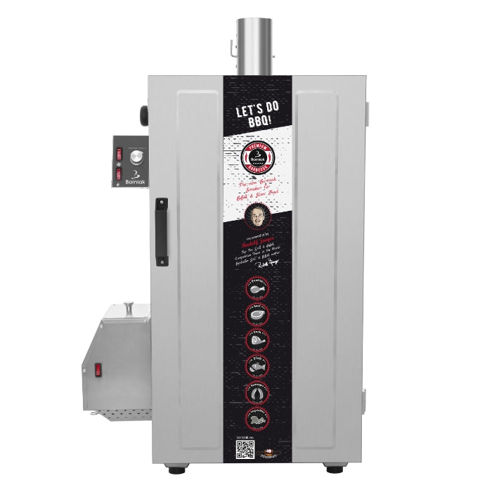 Borniak 70L BBQ Simple Smoker Stainless Steel