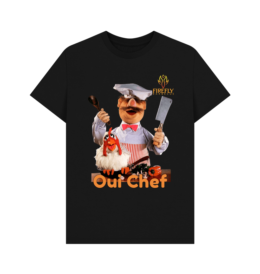 Men's Swedish Chef T-shirt with chef character and logo