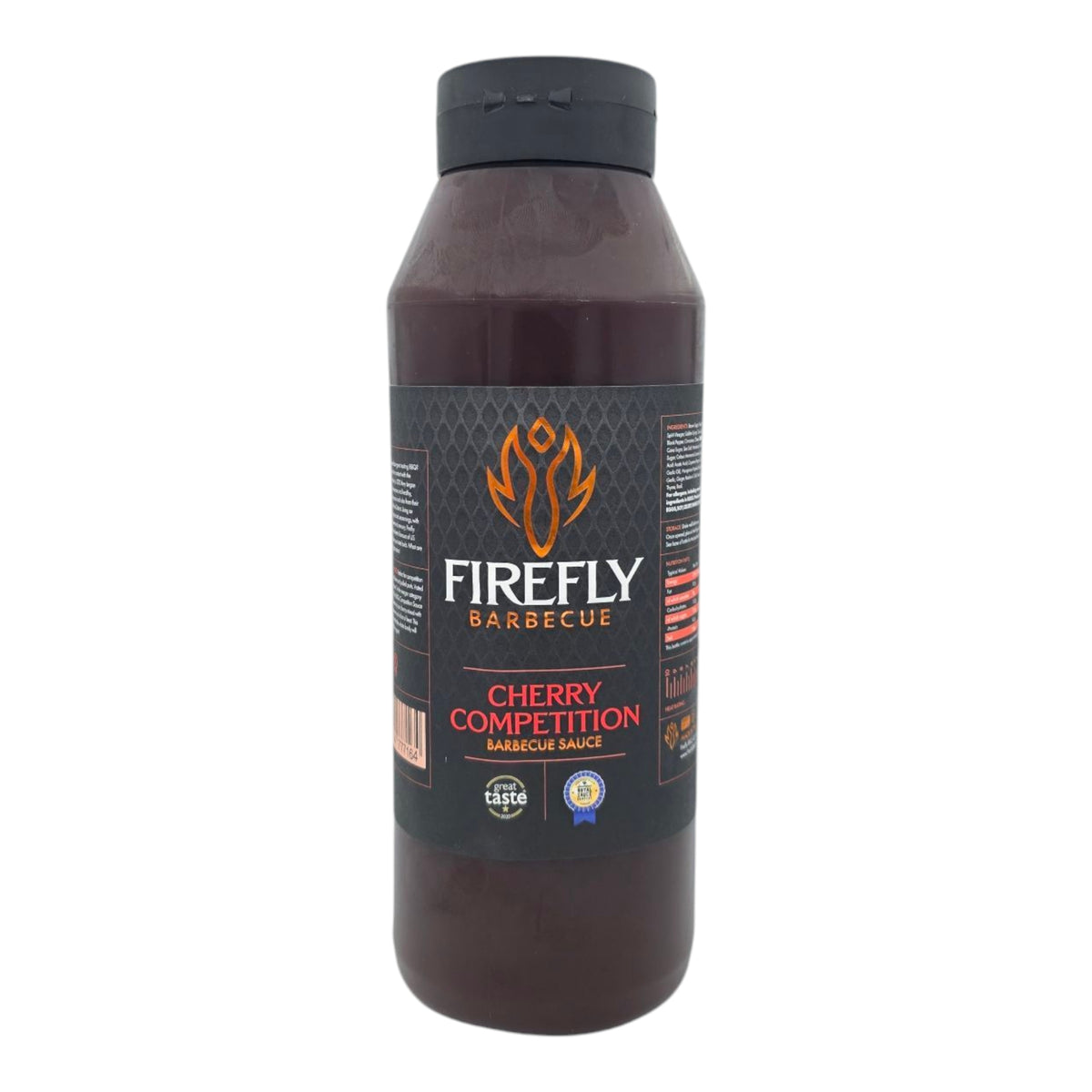 Large bottle of Competition Cherry BBQ Sauce