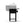 Silver outdoor grill cart with foldable shelves and storage