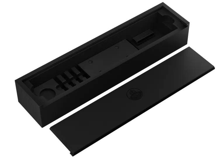 Horl Storage Box with internal compartments for knife sharpener