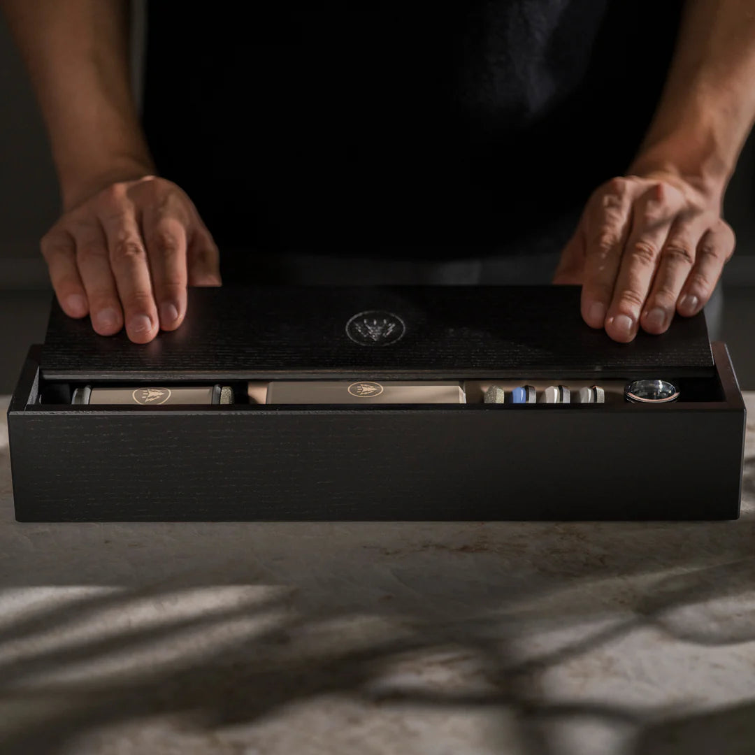 Horl 3 Storage Box with knife sharpener inside