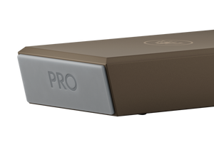 Close-up of the HORL 3 Pro Sharpener's base with 'PRO' engraving on the side.