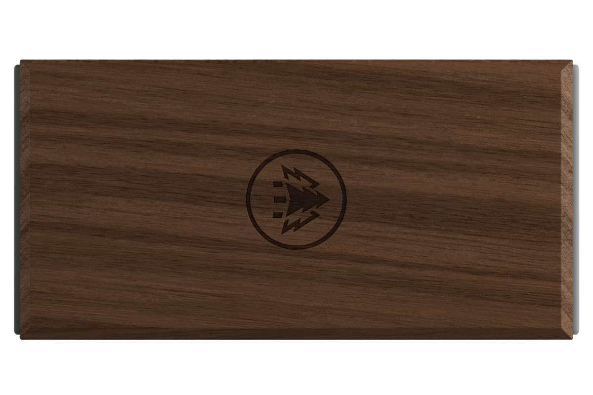 Horl 3 Walnut Knife Sharpener with wooden finish and logo