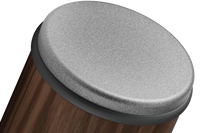 Close-up of the top of Horl Walnut Knife Sharpener with textured sharpening surface