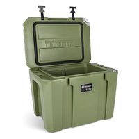 Green Petromax 50L Cool Box for outdoor use