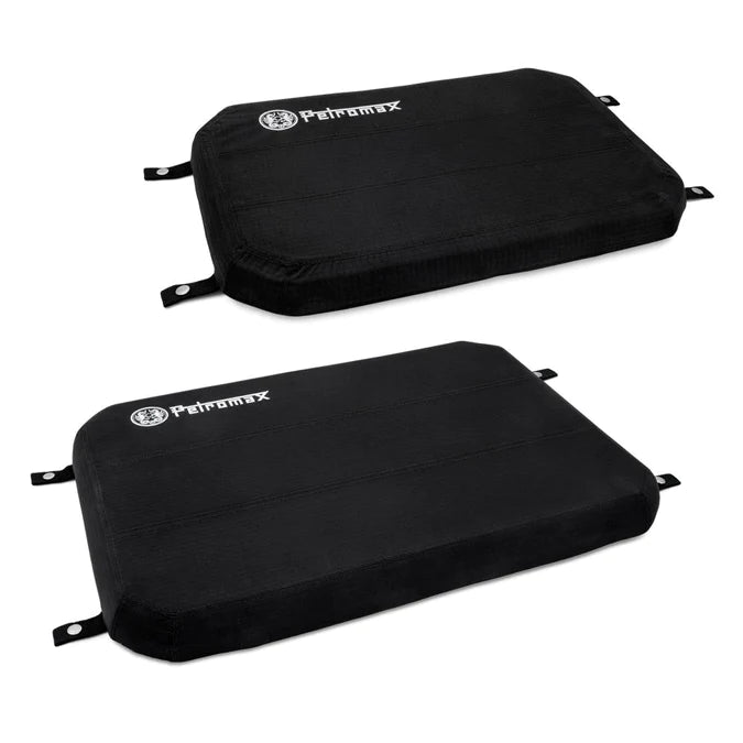 Petromax seat cushion for cool box, black, outdoor camping accessory
