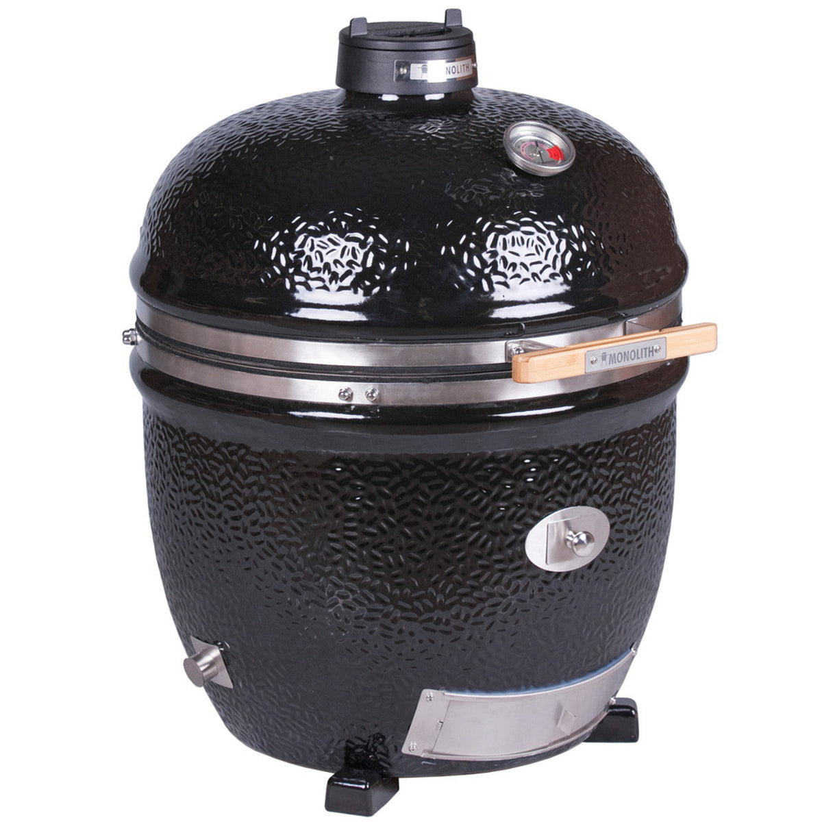 Monolith TWO 66 BBQ smoker oven with black textured exterior