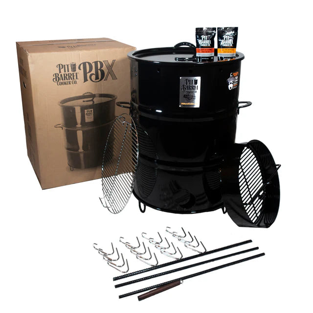 Pit Barrel PBX Cooker Choice Package outdoor grill with accessories