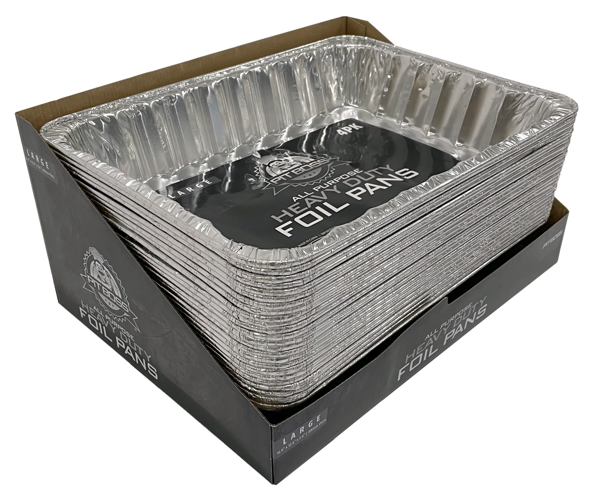 Pit Boss Foil Pans All Purpose (4 Pack) - Large