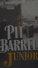 Black Pit Barrel smoker with logo label